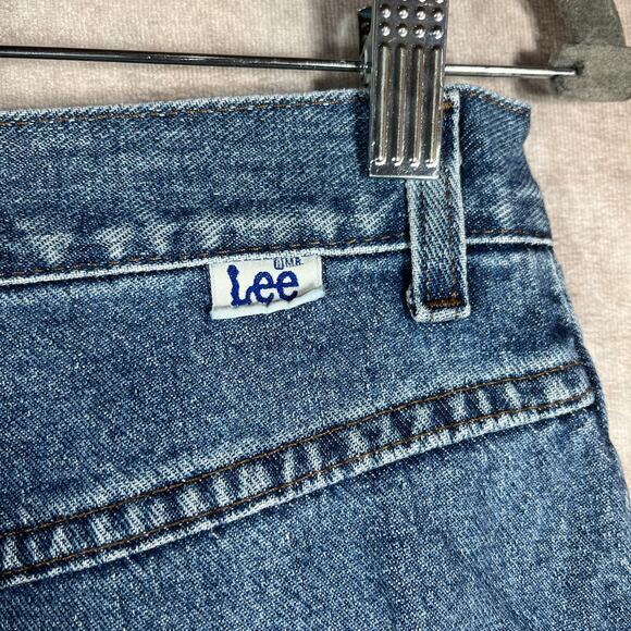 Vintage Lee Jeans Womens 10P‎ Blue Medium Wash Denim Tapered High Rise 90s Y2K - Picture 5 of 11